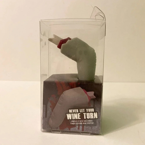 2015 Zombie Finger Wine  Stopper Horror Block Exclusive Halloween - Picture 3 of 9